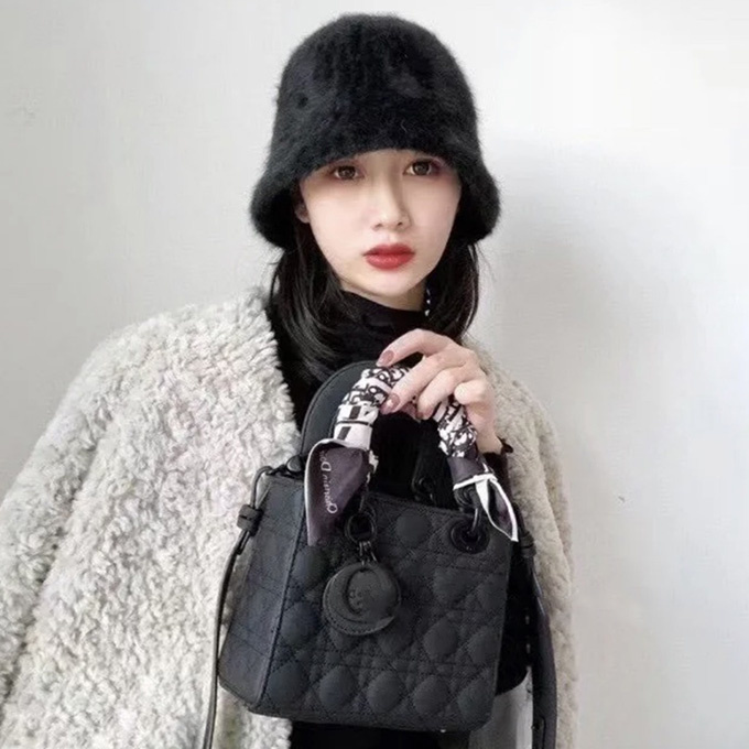 9a+ quality dior lady dior mini cannage calfskin handbag